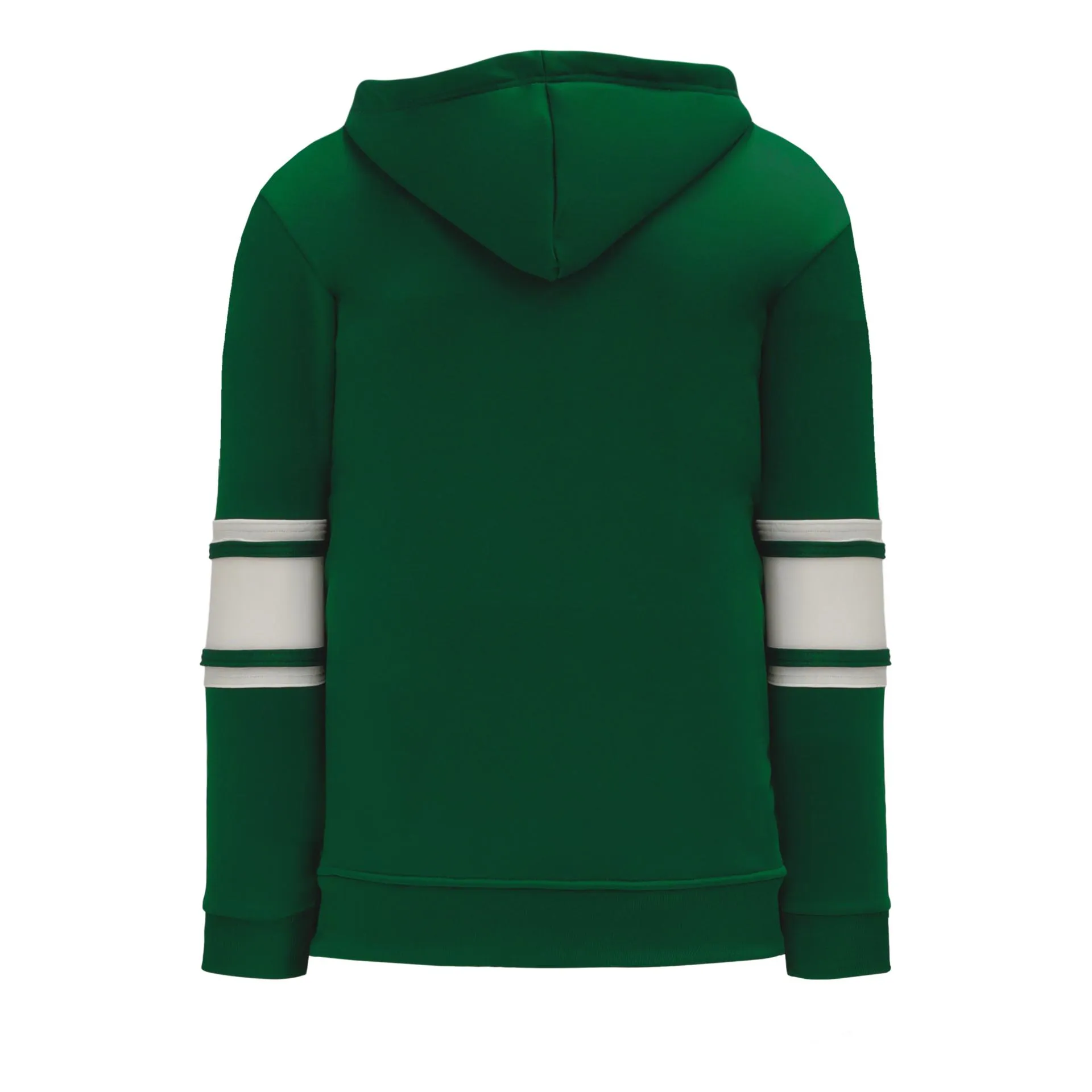 A1845-260 Dark Green/White Blank Hoodie Sweatshirt