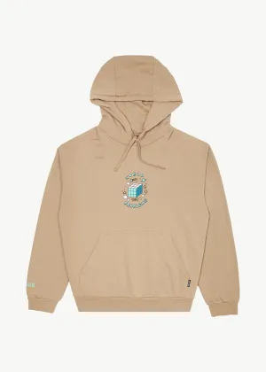 AFENDS Mens World Problems - Hoodie - Tan
