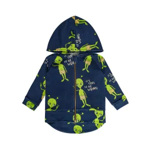 Alien Hoodie Navy [only 4-6 Years left]