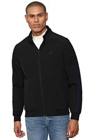 Allen Solly Men's Car Coat (ASJKMJBOFD29463_Black_XL)