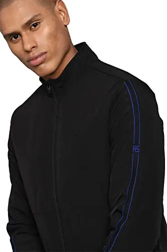 Allen Solly Men's Car Coat (ASJKMJBOFD29463_Black_XL)