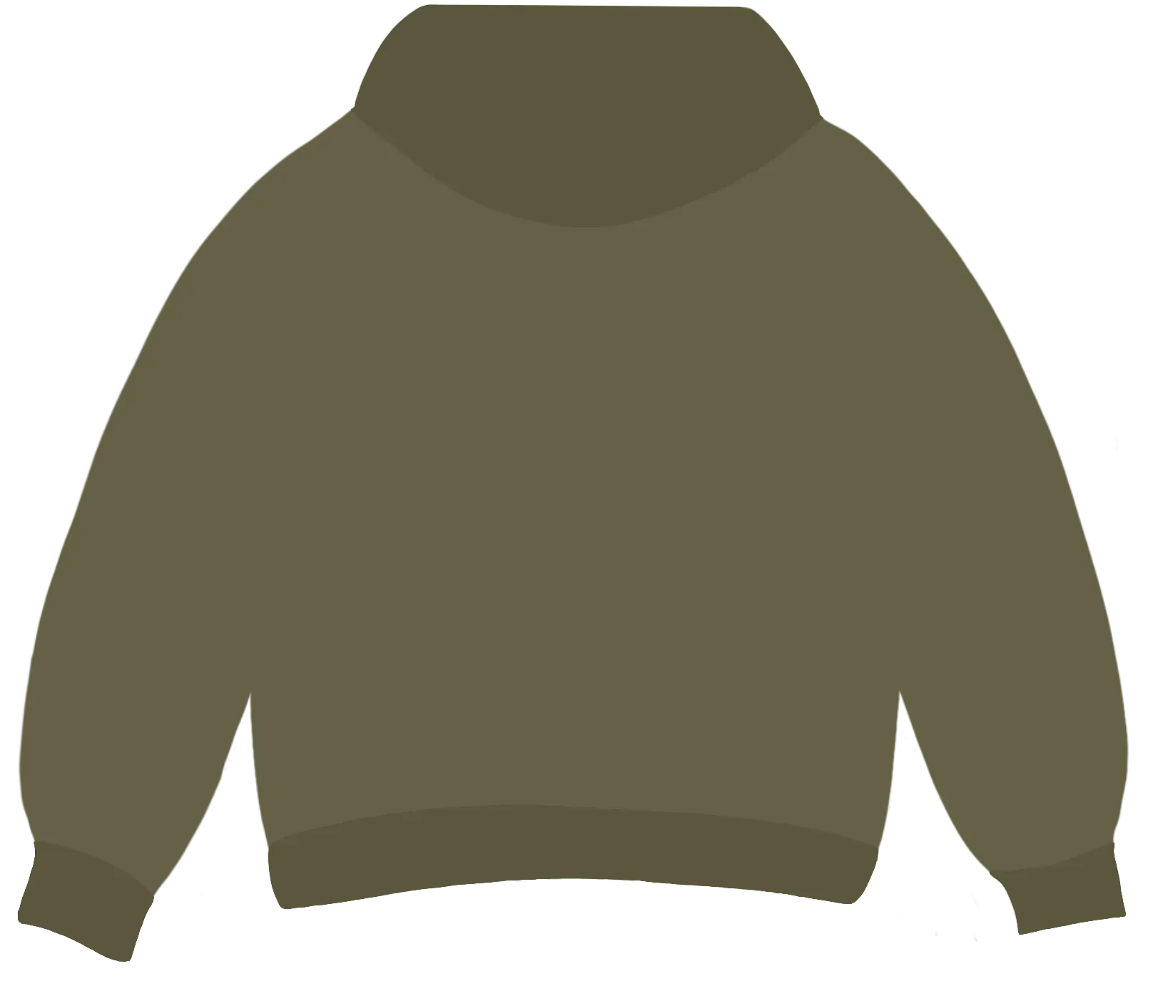 Broken Planet Market Olive Green Basic Hoodie