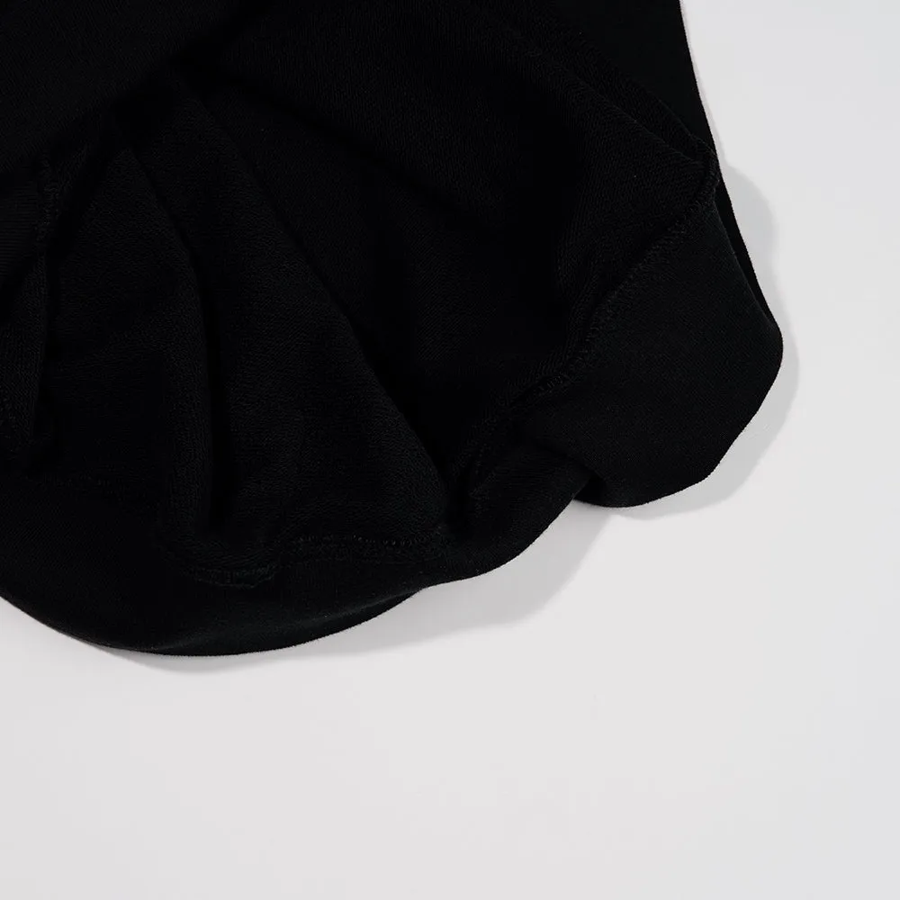 BSRABBIT LOGO HOODIE BLACK