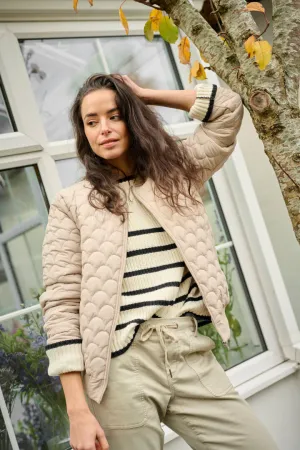 Burenna Quilted Bomber Jacket