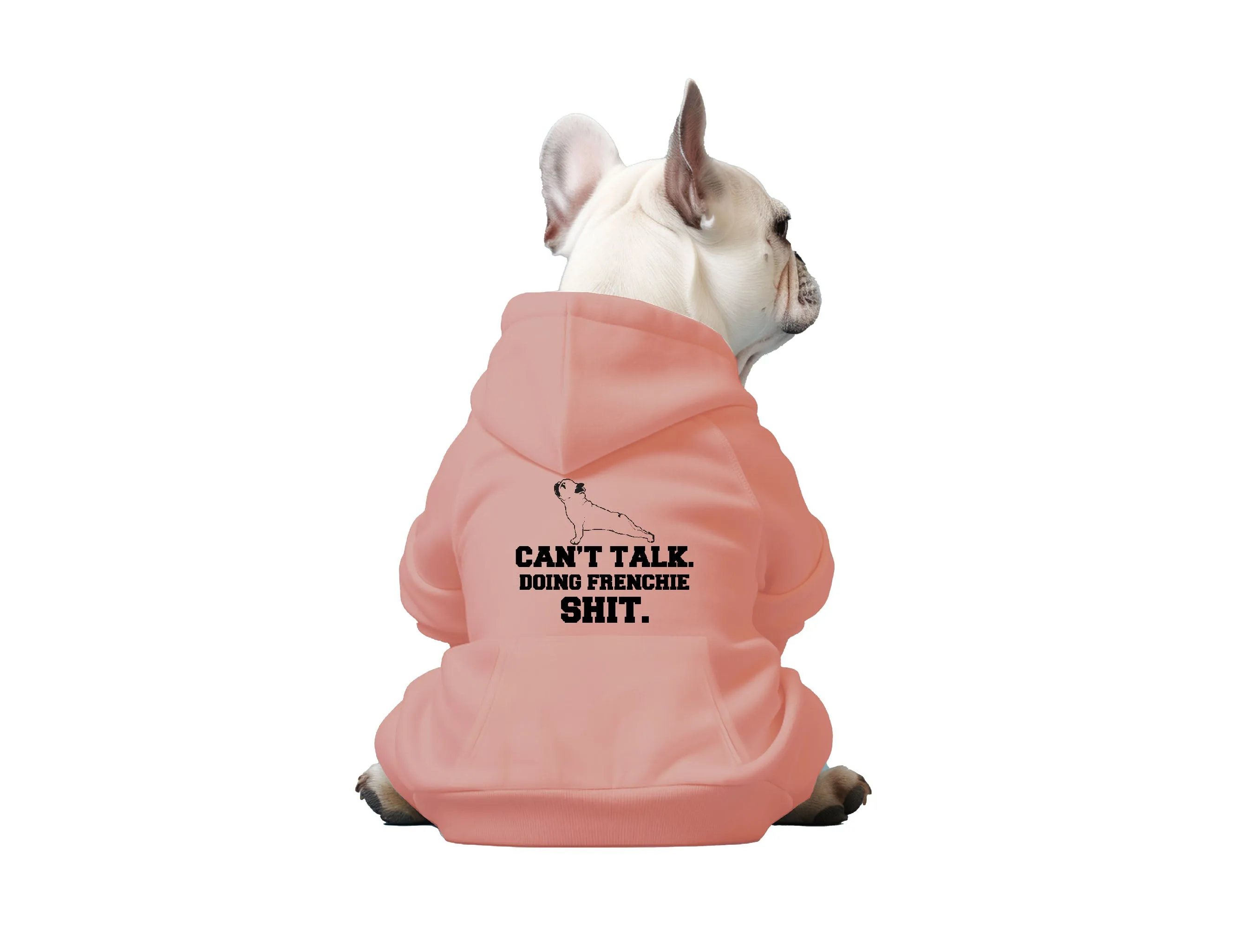 Can't Talk. Doing Frenchie Sh*t - Dog Hoodie