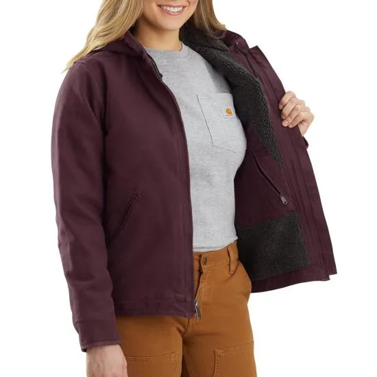 Carhartt Women's Washed Duck Sherpa Lined Jacket - 104292
