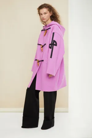 Cashmere and wool blend duffle coat