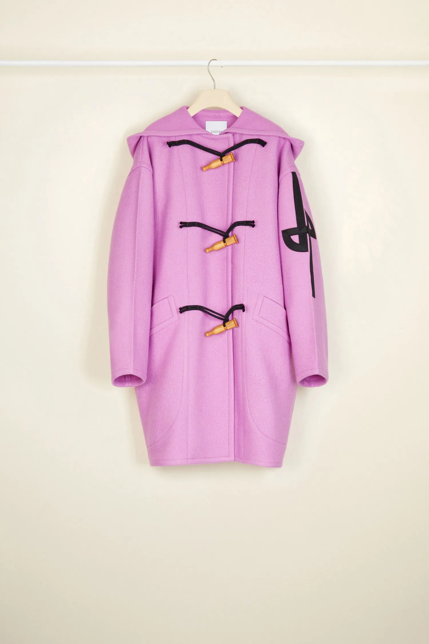 Cashmere and wool blend duffle coat