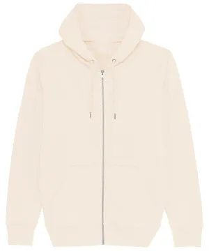 Cultivator unisex iconic zip-thru hoodie sweatshirt (STSM566) | Natural Raw