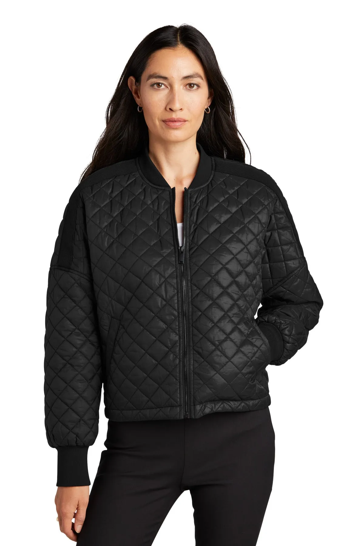 Custom Embroidered - Mercer Mettle™ Women's Boxy Quilted Jacket MM7201