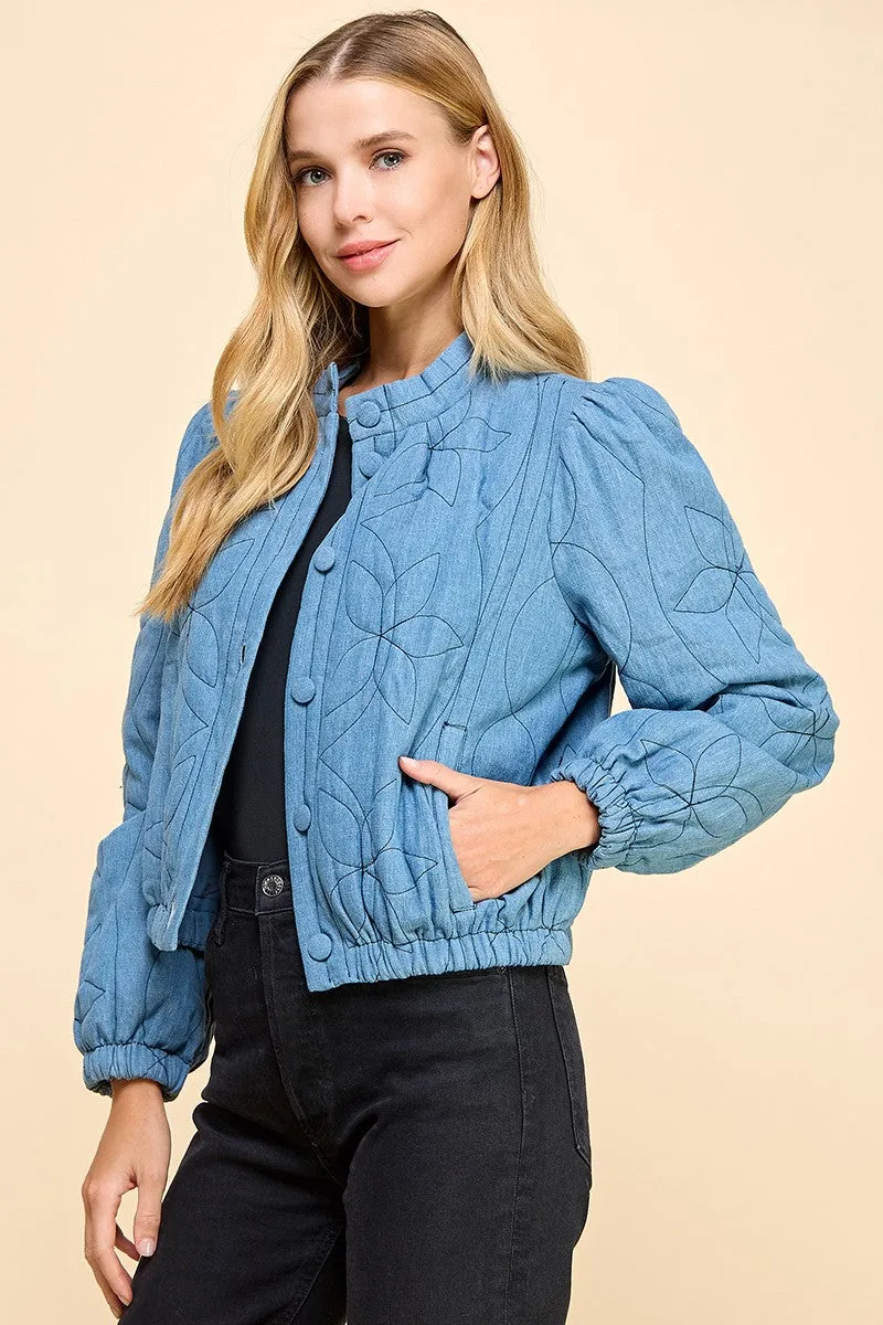 Denim Dreamer Quilted Jacket
