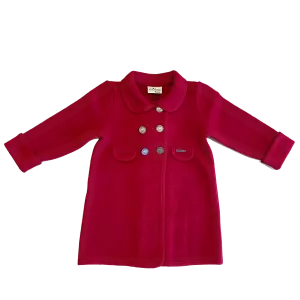 Double Breast with Pleat - Red