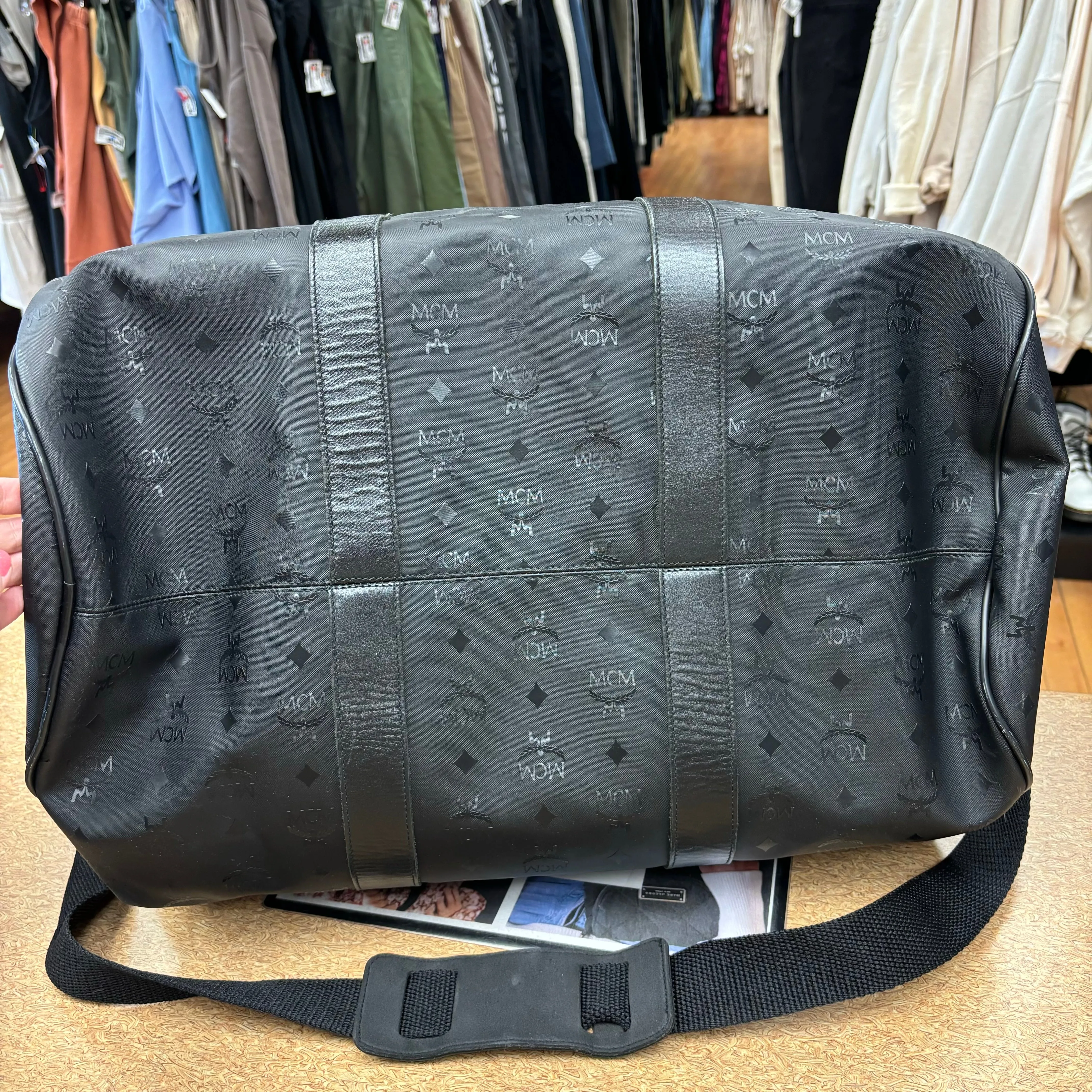 Duffle And Weekender Luxury Designer By Mcm, Size: Large