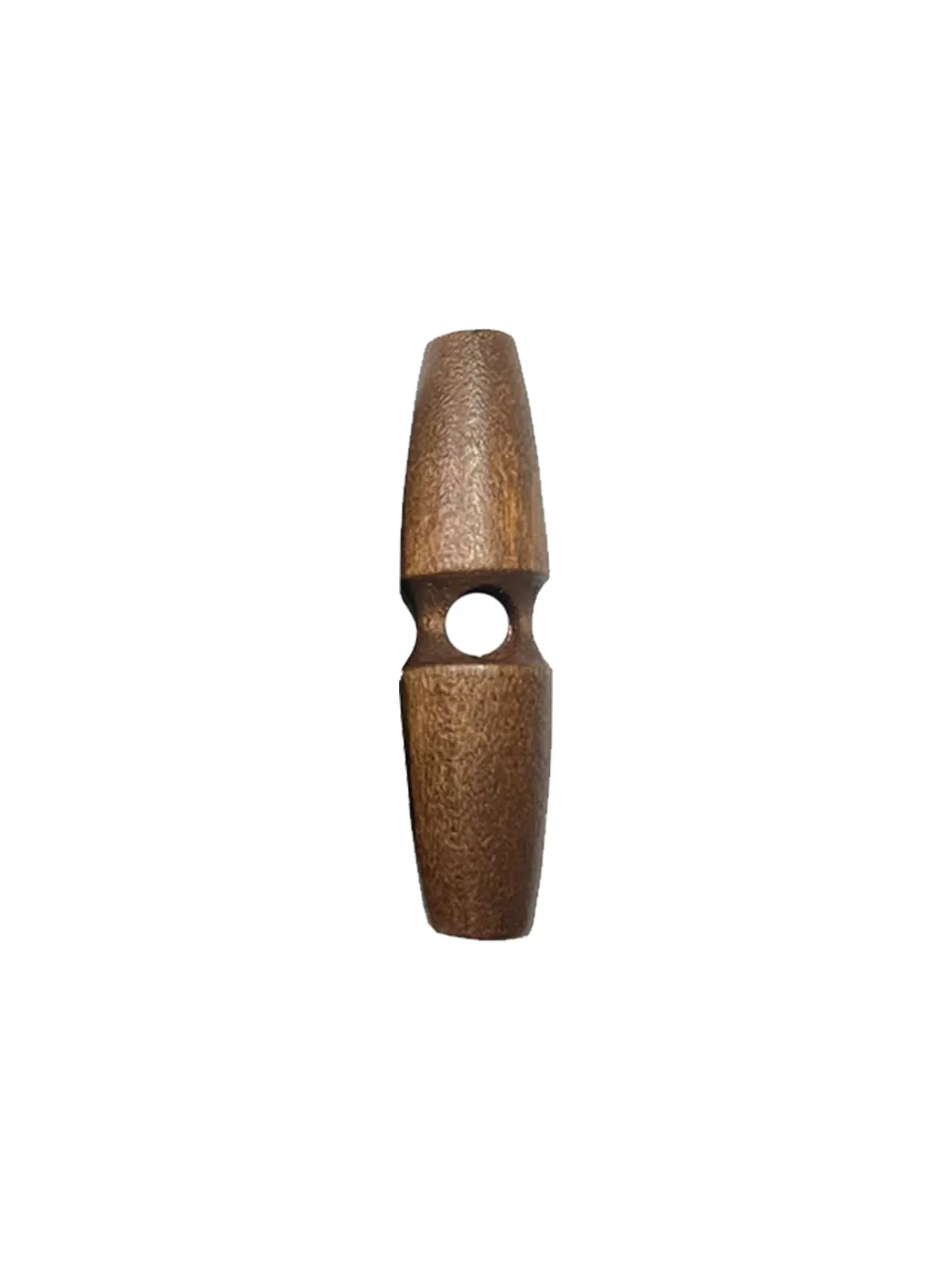 Fashion 1-Hole Oval Shape Wooden Toggle Button