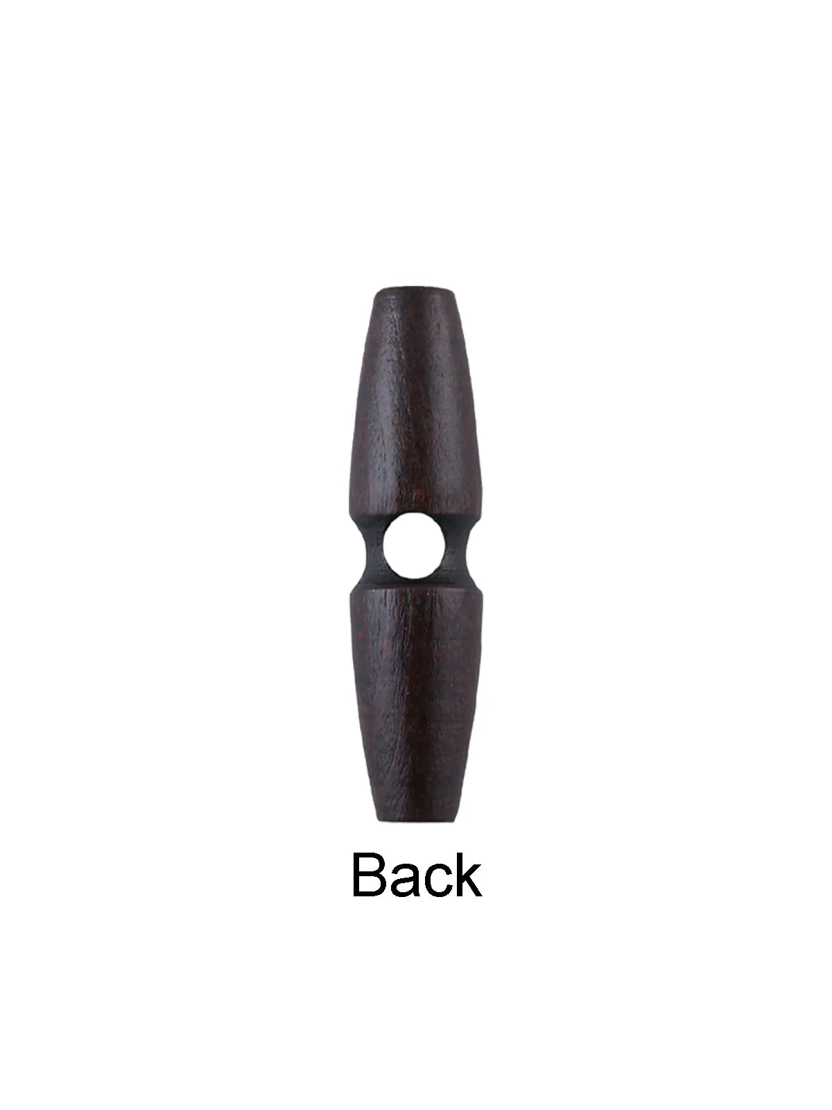 Fashion 1-Hole Oval Shape Wooden Toggle Button