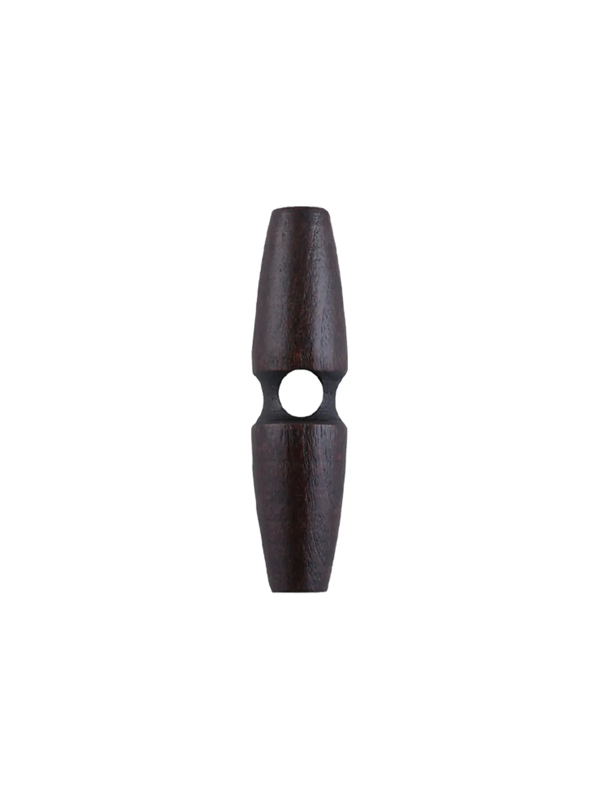 Fashion 1-Hole Oval Shape Wooden Toggle Button