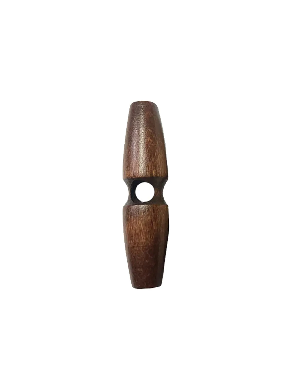 Fashion 1-Hole Oval Shape Wooden Toggle Button