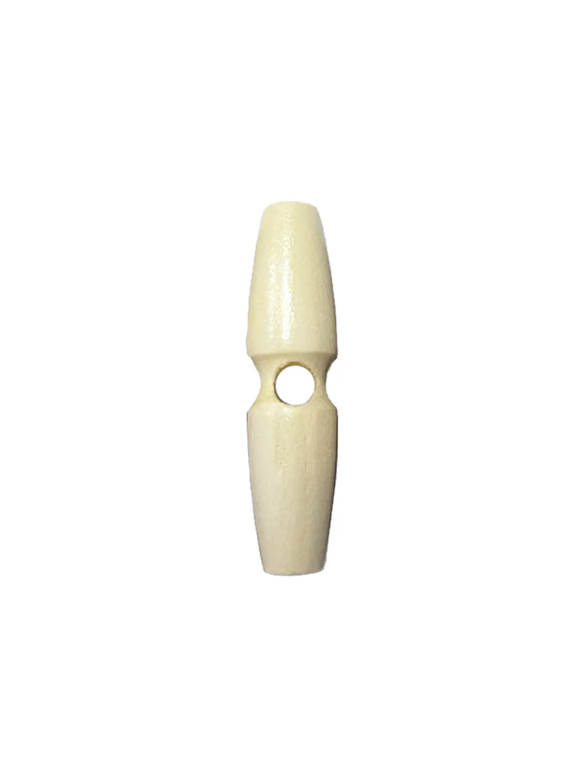 Fashion 1-Hole Oval Shape Wooden Toggle Button