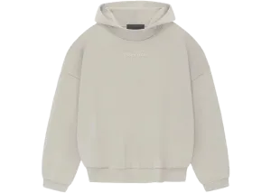 Fear Of God Essentials Hoodie Silver Cloud