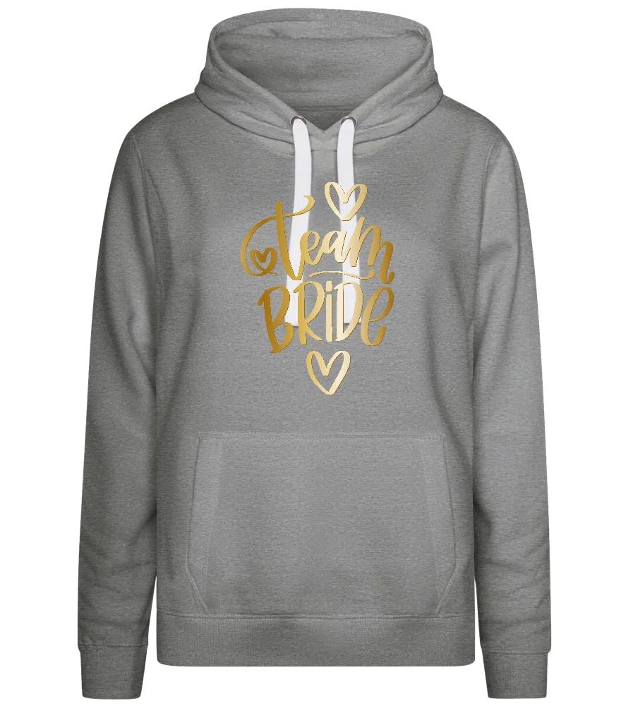 Golden Team Bride Design - Premium women's hoodie
