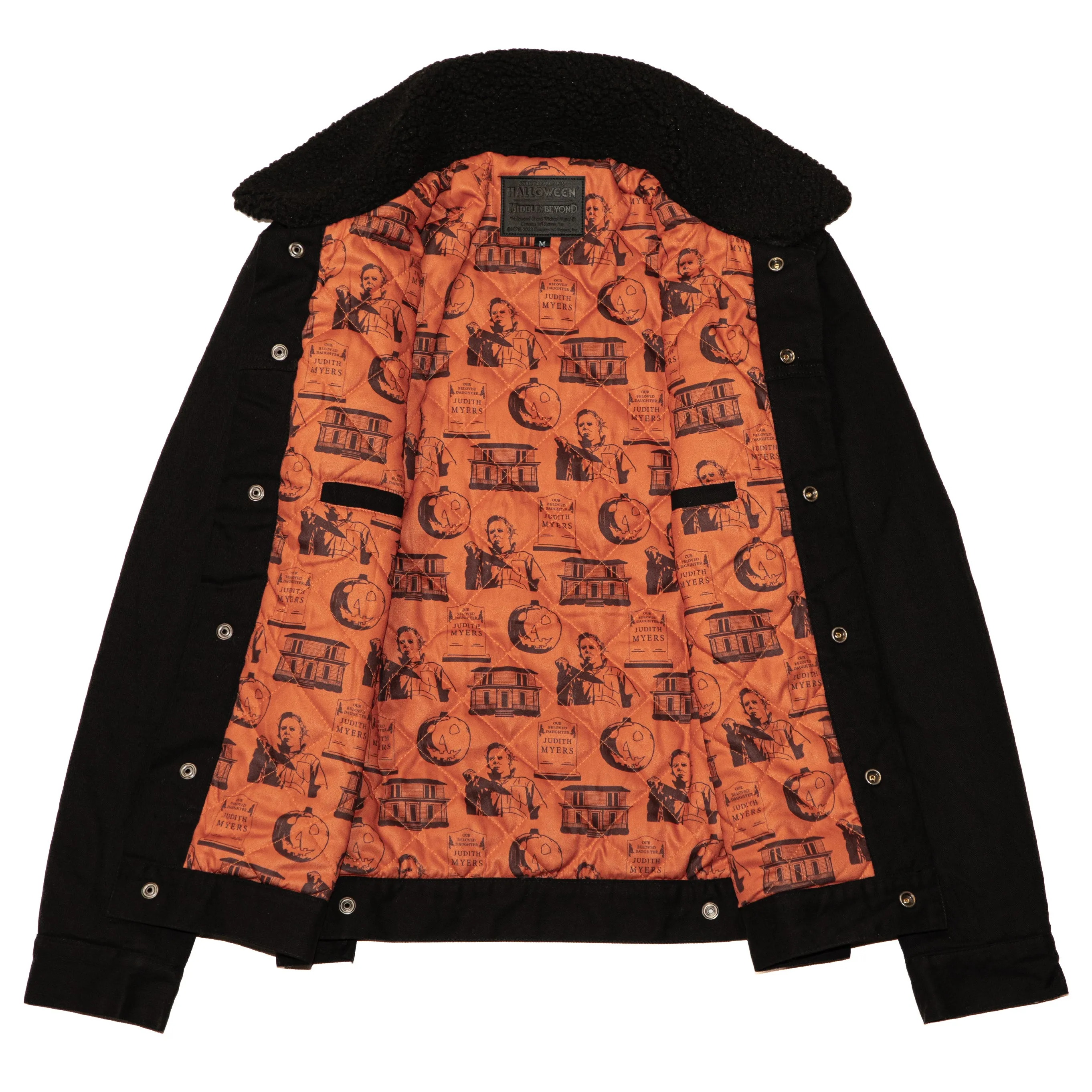 Halloween Sherpa Collar Jacket
