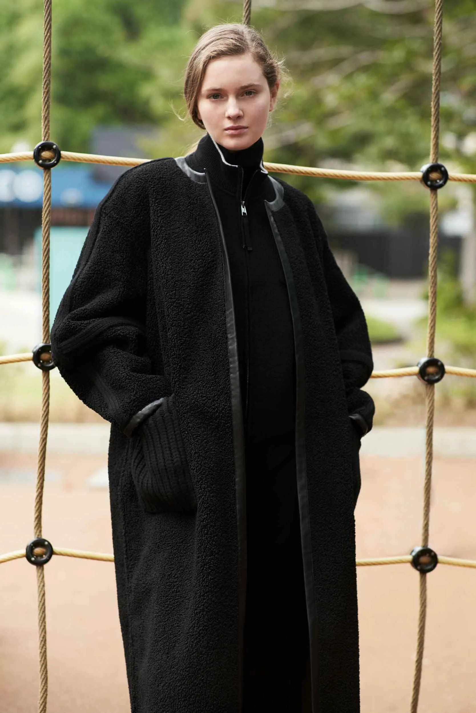 Knit W/Shearling Outer