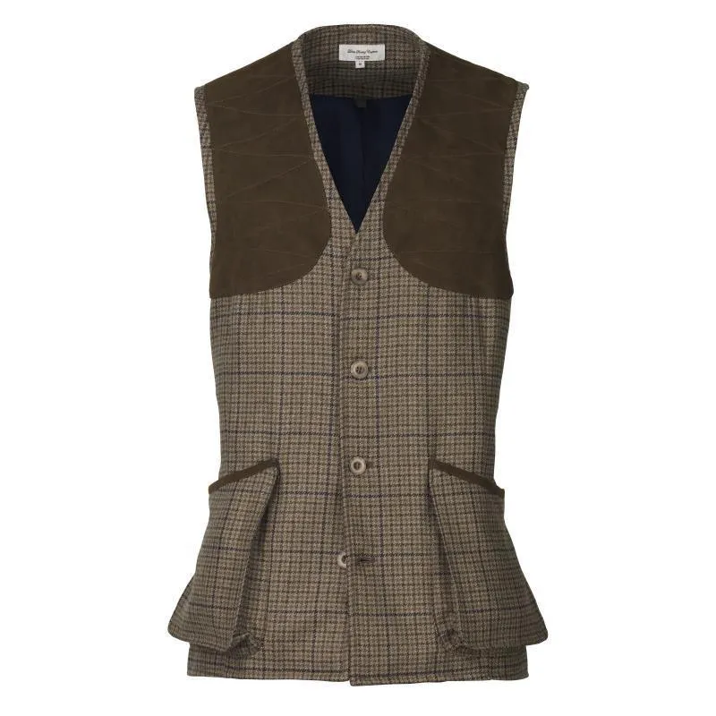 Laksen LIMITED EDITION Leith Tweed Mens Shooting Vest - Castlewood Tweed