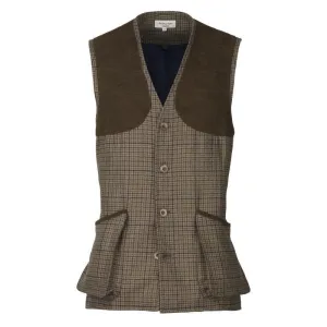 Laksen LIMITED EDITION Leith Tweed Mens Shooting Vest - Castlewood Tweed