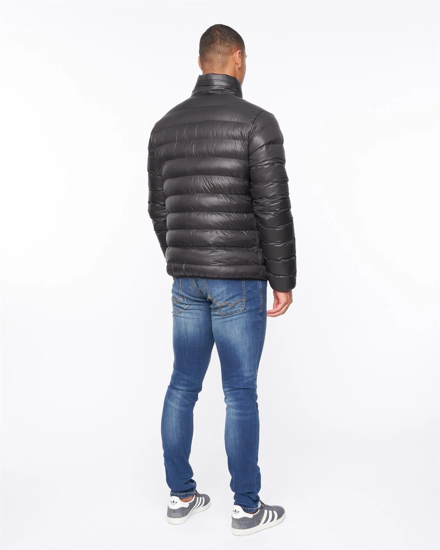 Mens Shemmy Two Quilted Jacket Black