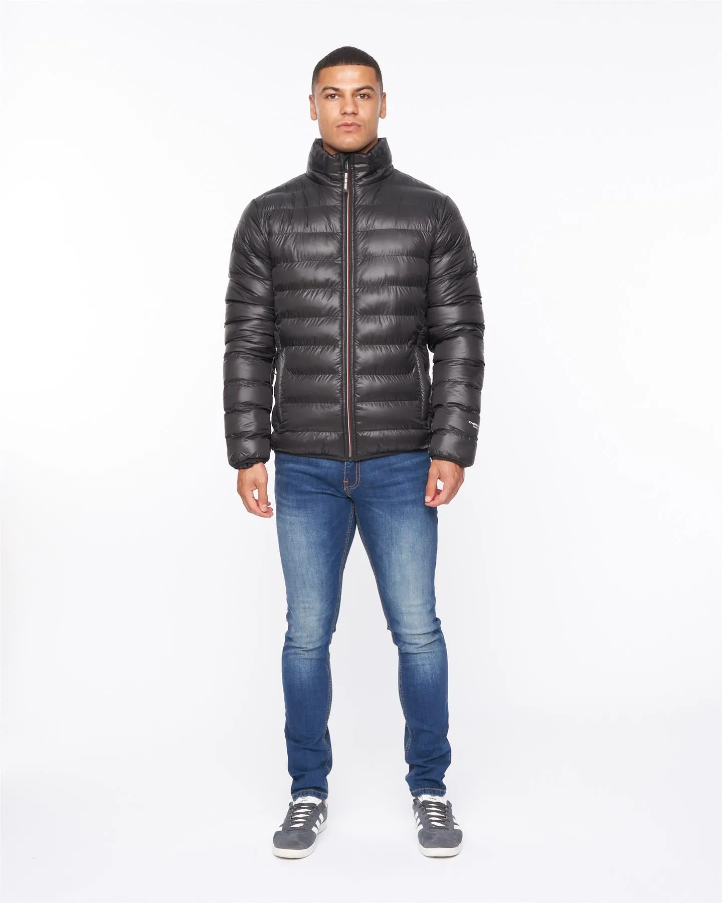 Mens Shemmy Two Quilted Jacket Black