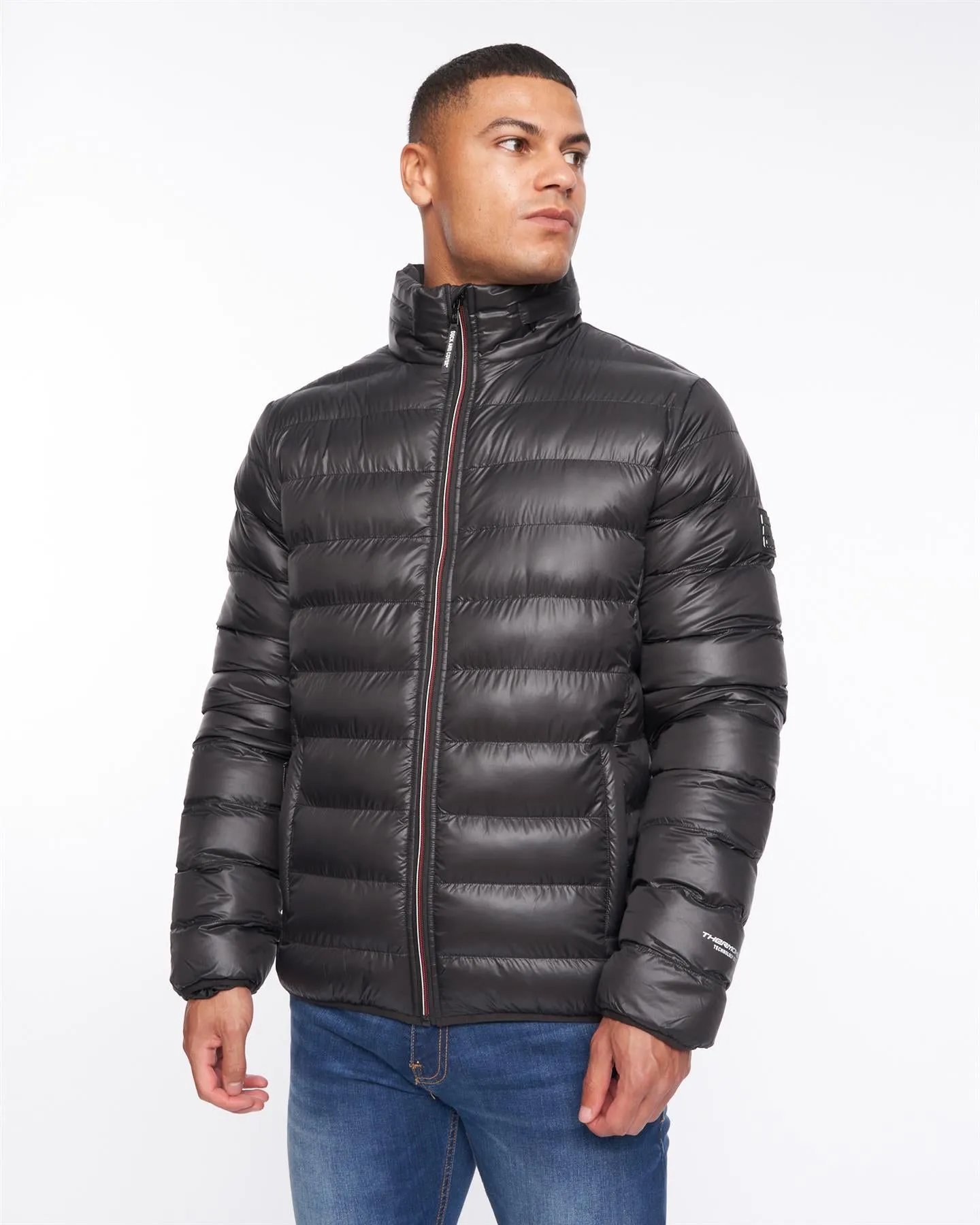 Mens Shemmy Two Quilted Jacket Black