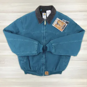 Men's Vintage Carhartt J14 DTL (Dark Teal) Santa Fe Jacket NWT - XL