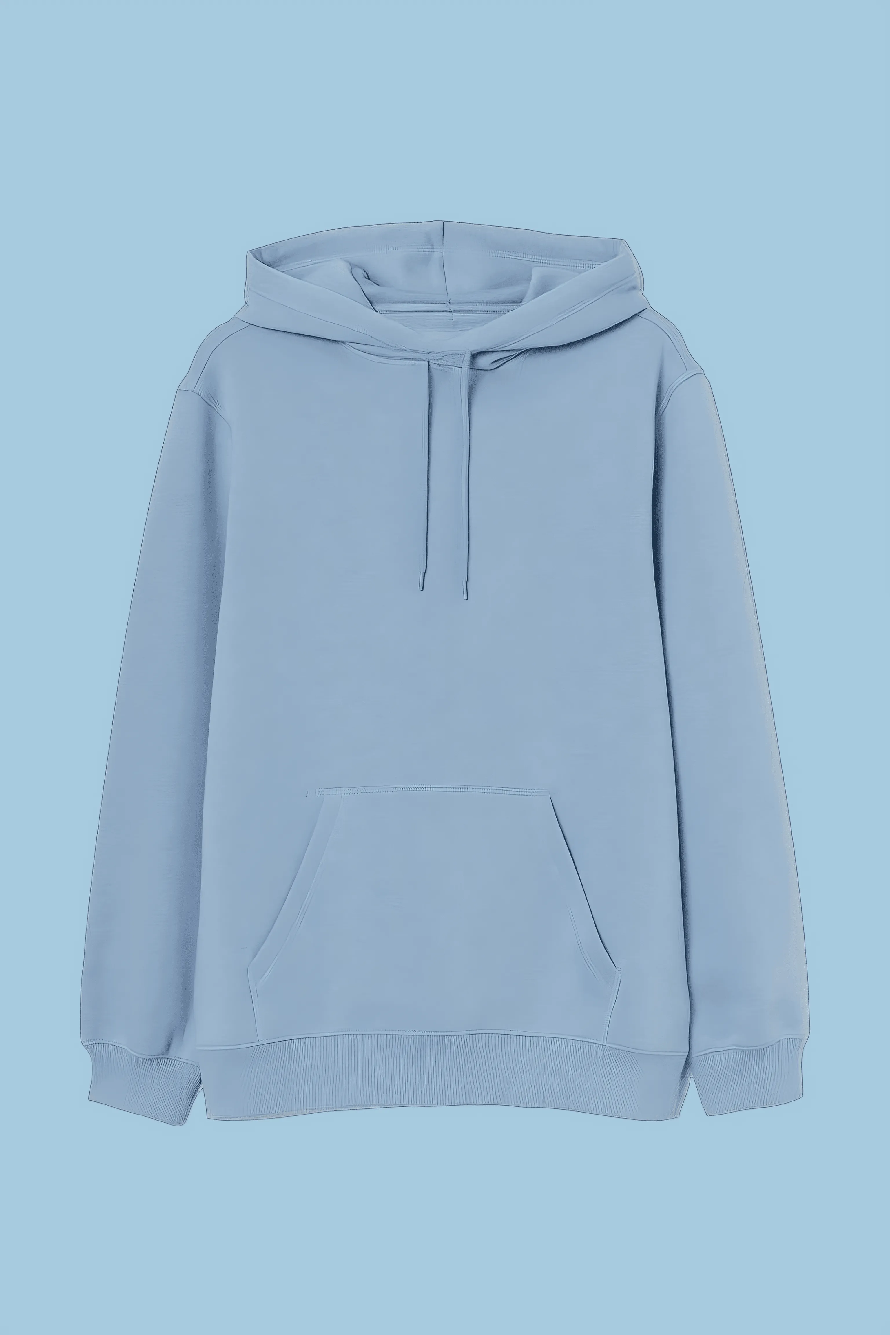 Plain Sky Blue Hoodie