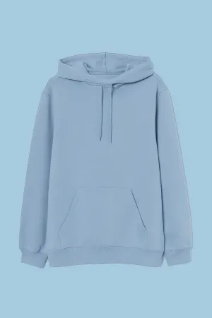 Plain Sky Blue Hoodie