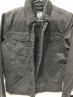 Santa Cruz  Seacliff Sherpa Denim Black Jacket