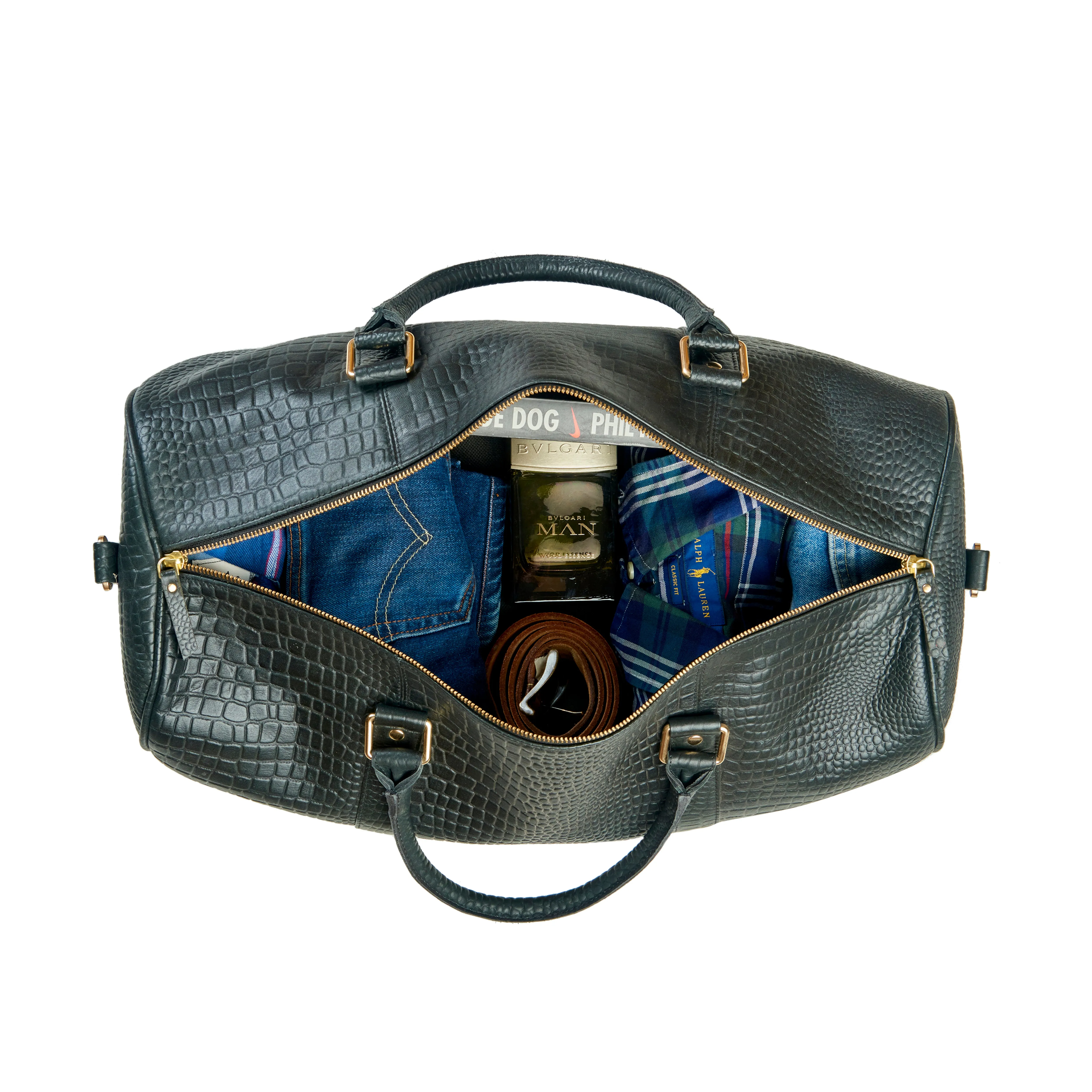 Satchel Leather Duffel Bag