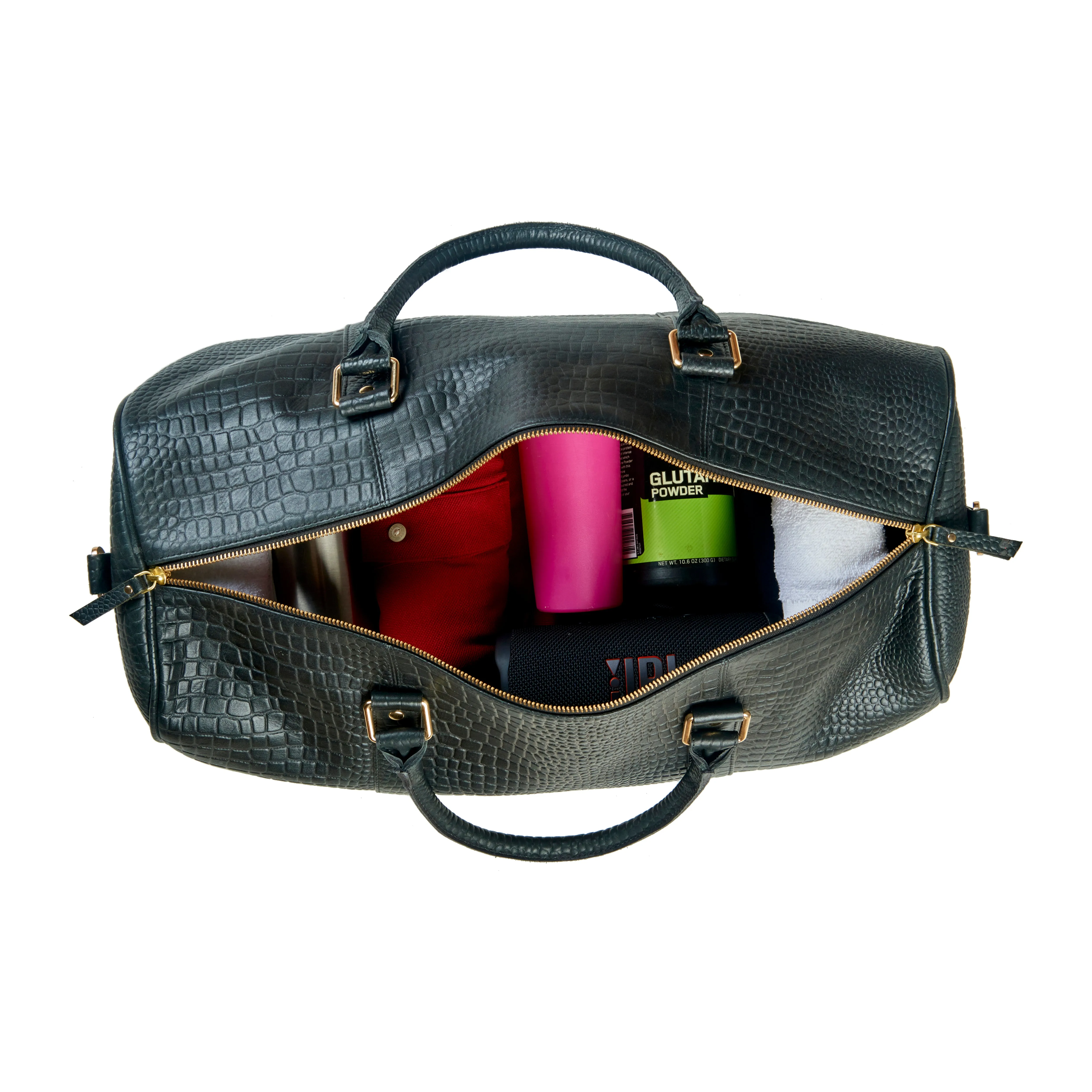 Satchel Leather Duffel Bag