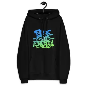SHARE GOOD ENERGY DRIP - Black Premium eco hoodie