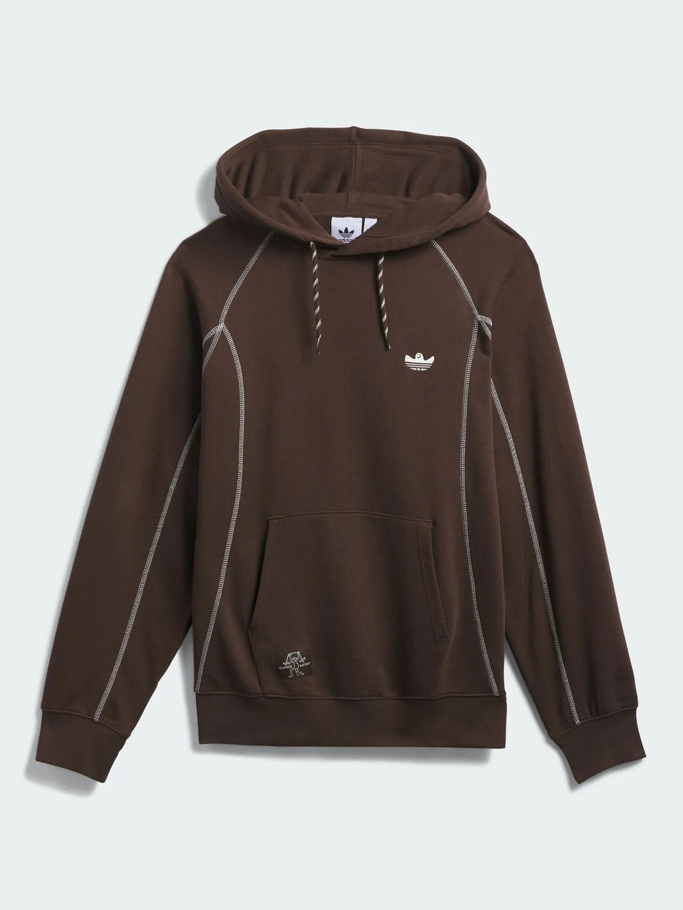 Skate Shmoofoil Featherweight Dark Brown/Core White Hoodie