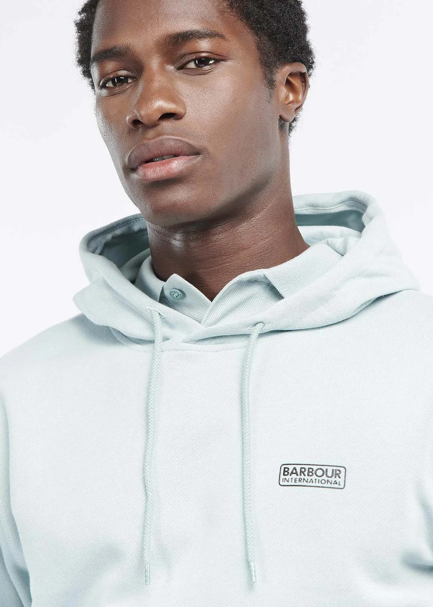 Small logo hoodie - pastel spruce