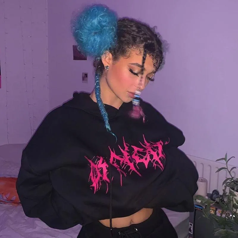 Street Style Printed Hoodie