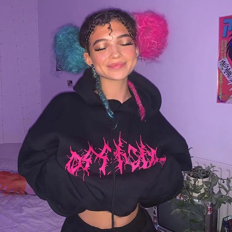 Street Style Printed Hoodie