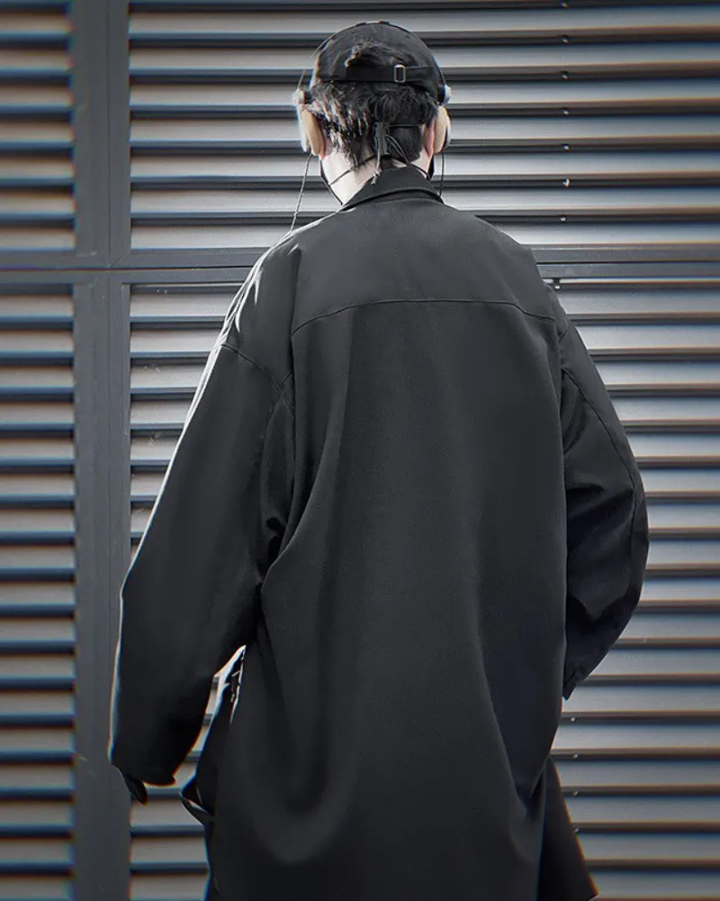 Techwear Loose Casual Unisex Trench Coat