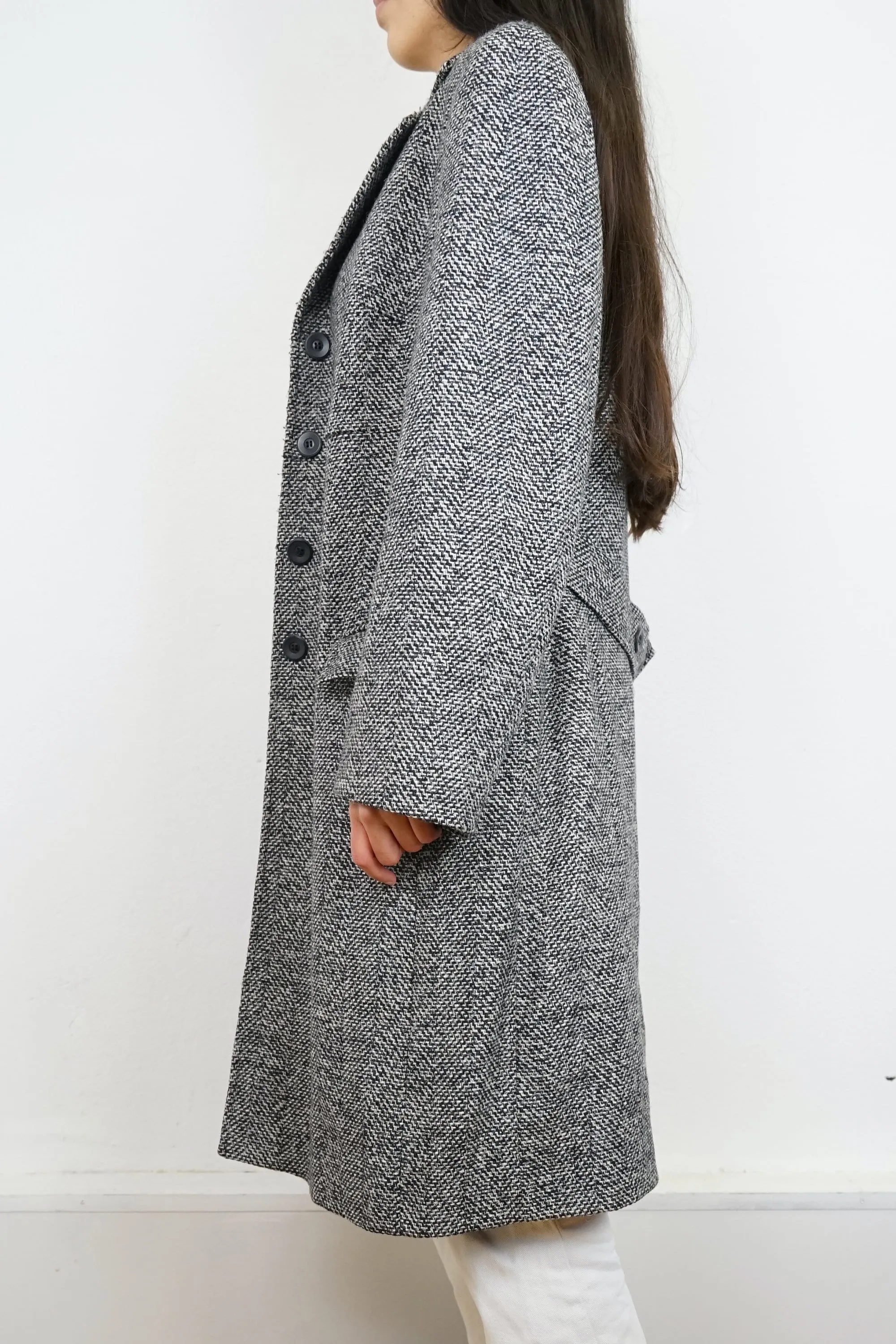 Vintage long Coat Size M wool