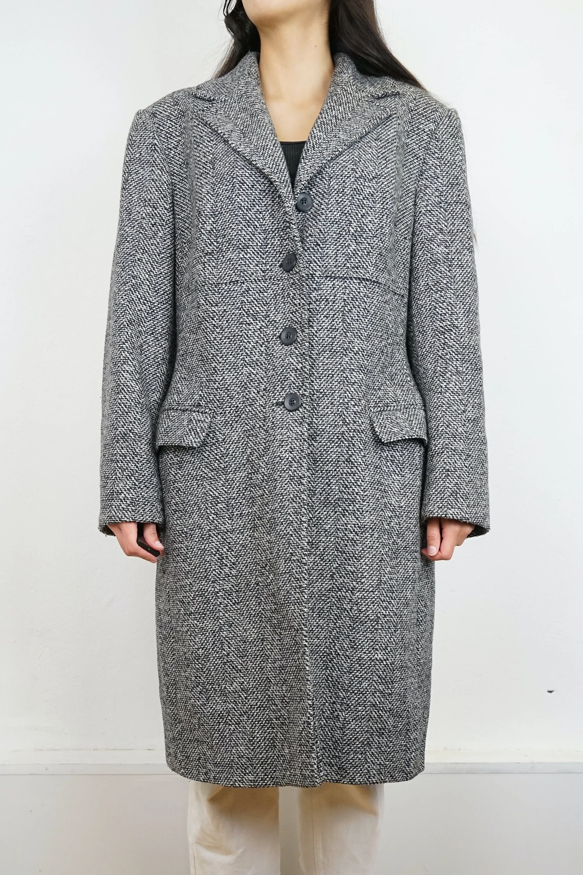 Vintage long Coat Size M wool