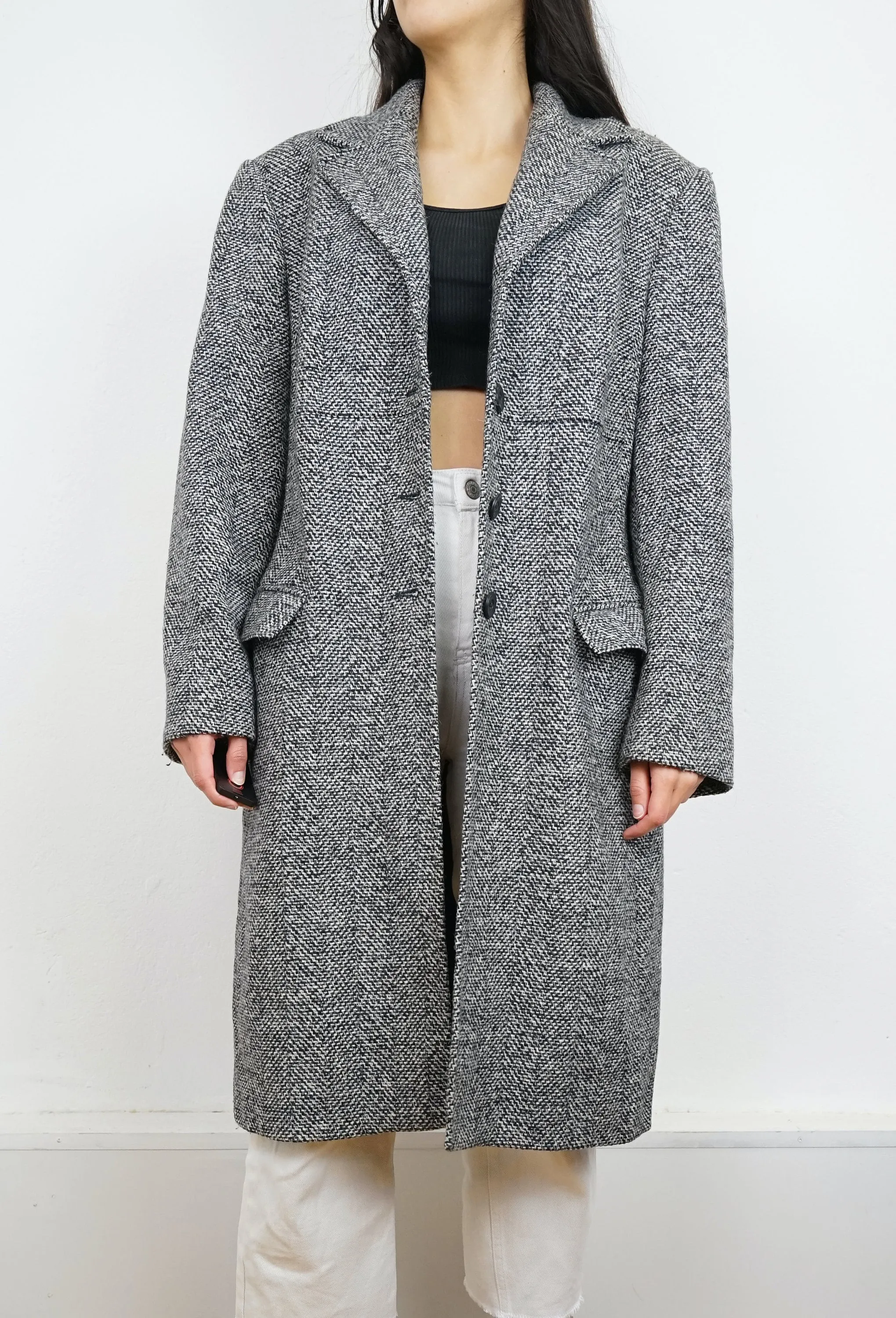 Vintage long Coat Size M wool