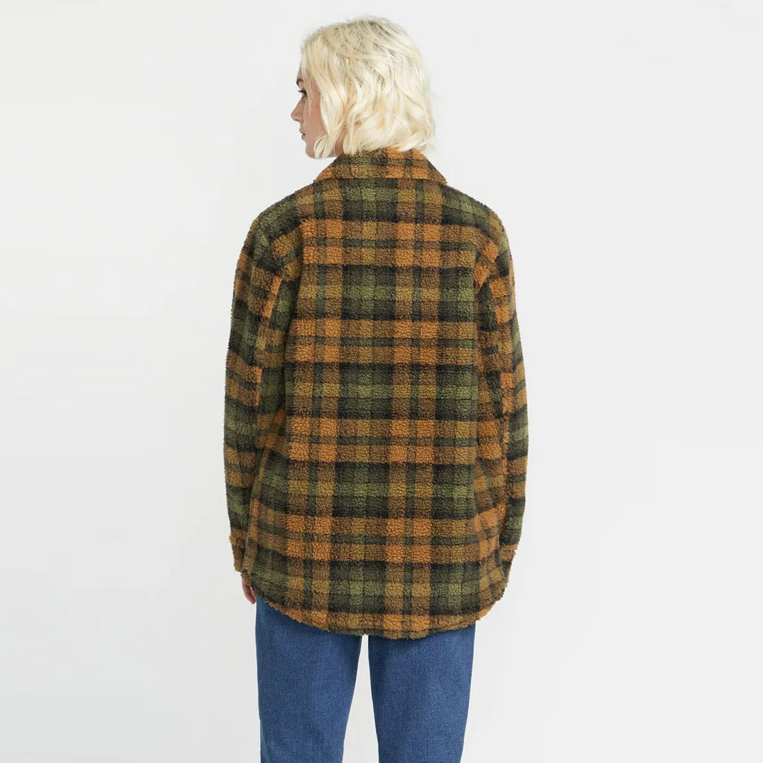 VOLCOM Women's Silent Sherpa Jacket - Bronze