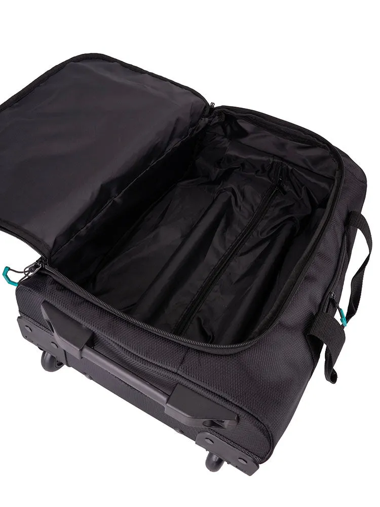 Voyager Trek 2-Wheel Carry-On Trolley Duffel | Black