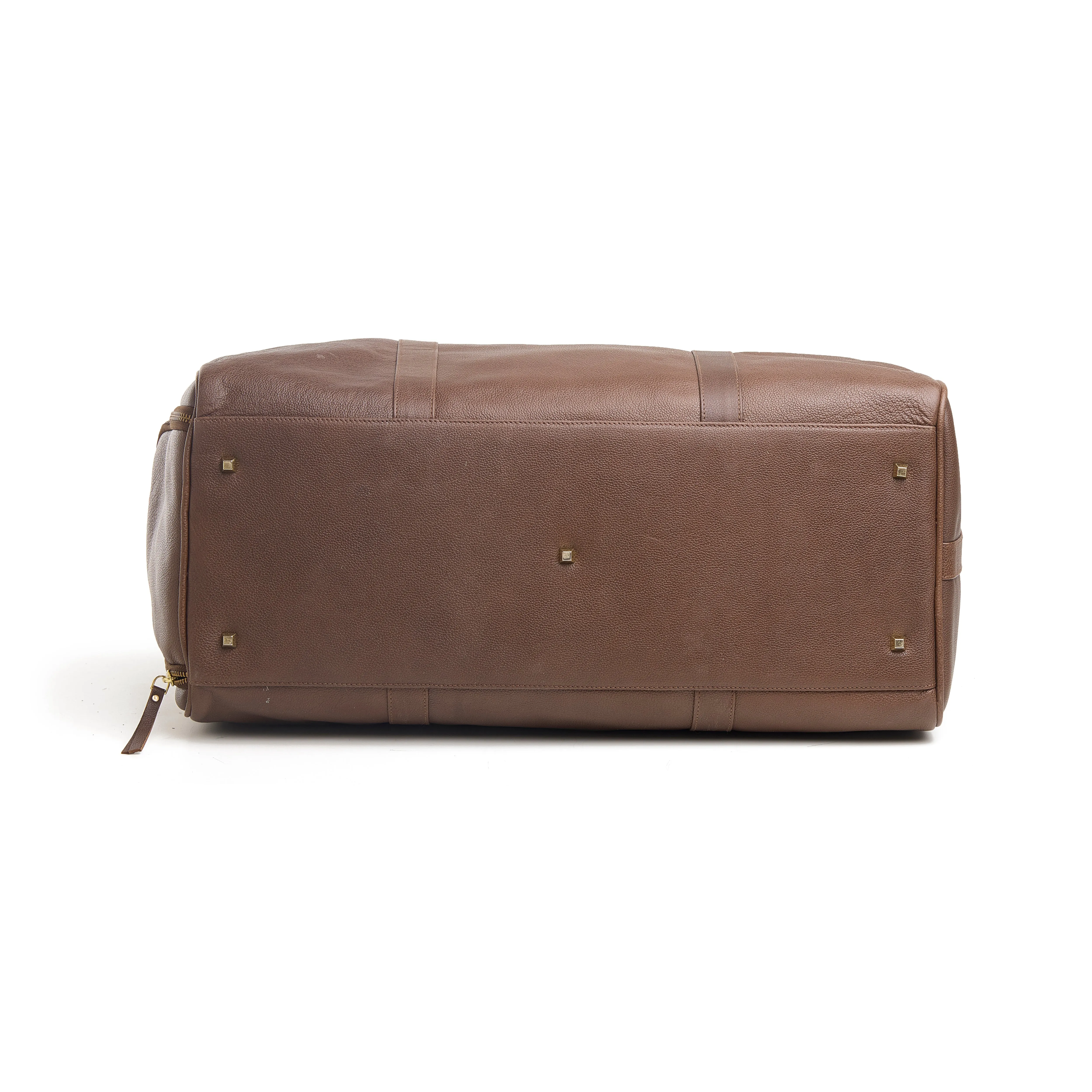 Wander Leather Duffel Bag with Shoes Pocket
