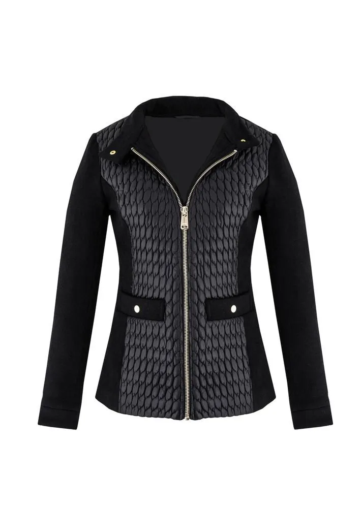 Women's Casual Wear Quilted Leather Jacket By TJS